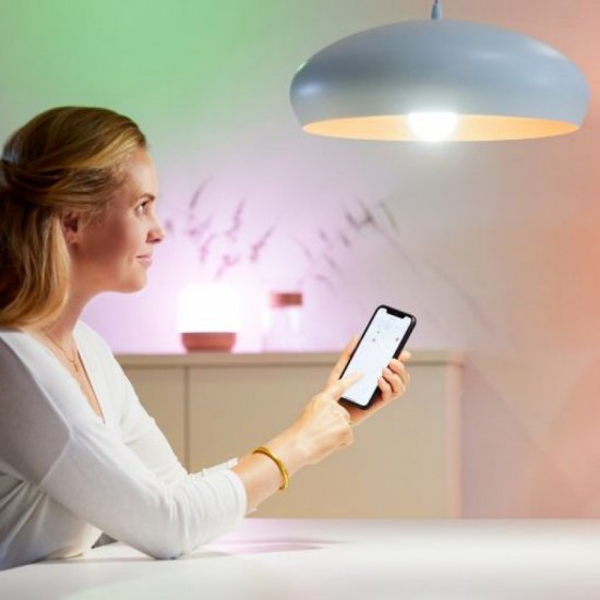 LED smart крушка WIZ Wi-Fi Philips GU10 4.9W 3-white 345Lm димируема CRI>90