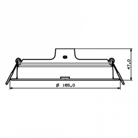 LED луна за вграждане Philips MESON 17W 3000K 1600Lm IP20 кръгла бяла