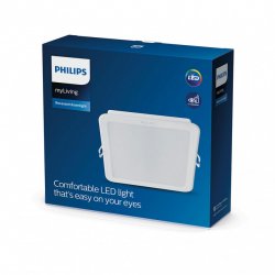 LED луна за вграждане Philips MESON 17W 3000K 1600Lm IP20 квадратна бяла