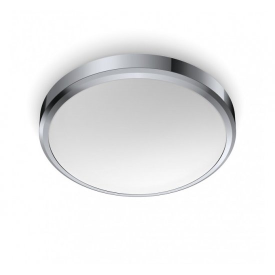 LED плафон влагозащитен Philips DORIS EyeComfort 17W 4000K 1700Lm IP44 хром