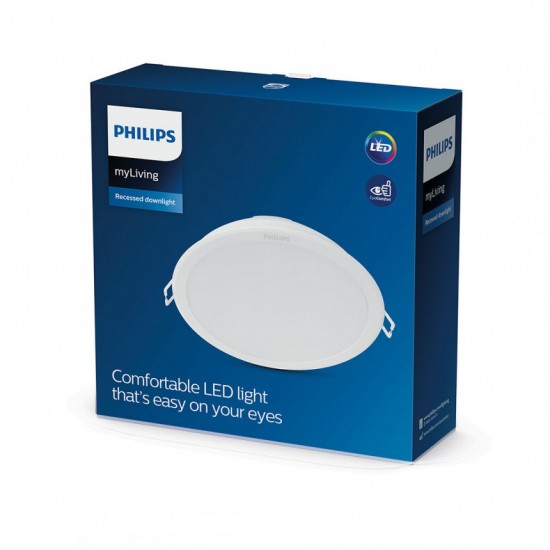 LED луна за вграждане Philips MESON 13W 6500K 1300Lm IP20 бяла