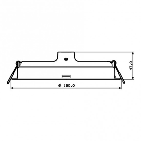 LED луна за вграждане Philips MESON 21W 3000K 2100Lm IP20 кръгла бяла