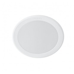 LED луна за вграждане Philips MESON 5.5W 4000K 550Lm IP20 кръгла бяла ф90мм