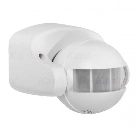 Сензор за движение PIR ALER JQ 30-W 160° IP44 max 1200W бял Kanlux