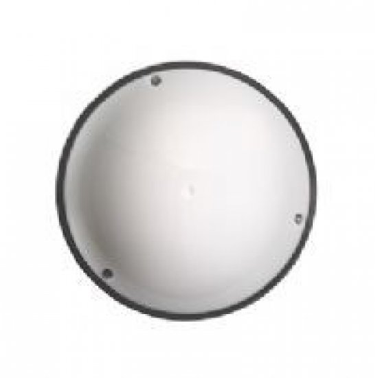 Плафон влагозащитен Fullmoon Е27 max 40W IP54 ф24см черен