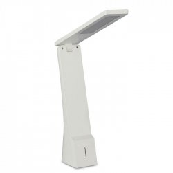 LED настолна лампа VT-1014 4W 3-white 120Lm IP20 акумулаторна бяло + сребристо