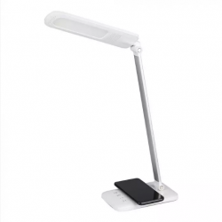 LED настолна лампа VT-1027 16W 3-white 1000Lm IP20 + безжично зареждане на смартфони