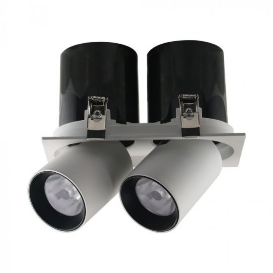 LED луна VT-436 Samsung chip 2x18W 4000K 2900Lm IP20 бяла CRI>90