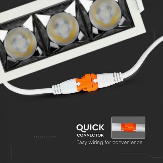 LED луна VT-2-12-1 Samsung chip 12W 2700K 960Lm IP20 бяла
