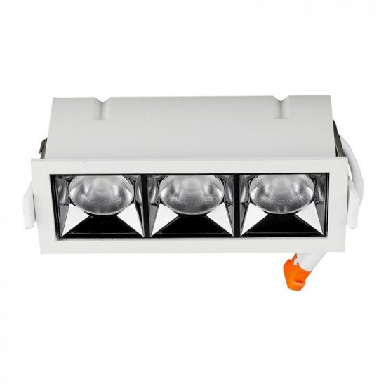 LED луна VT-2-12-1 Samsung chip 12W 2700K 960Lm IP20 бяла
