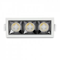 LED луна VT-2-12-1 Samsung chip 12W 2700K 960Lm IP20 бяла 