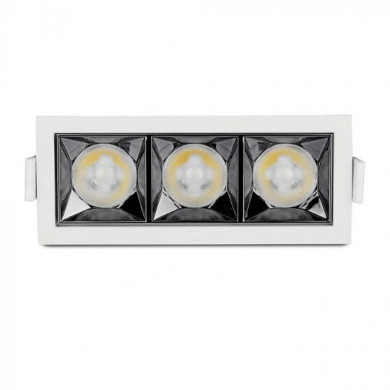 LED луна VT-2-12-1 Samsung chip 12W 2700K 960Lm IP20 бяла