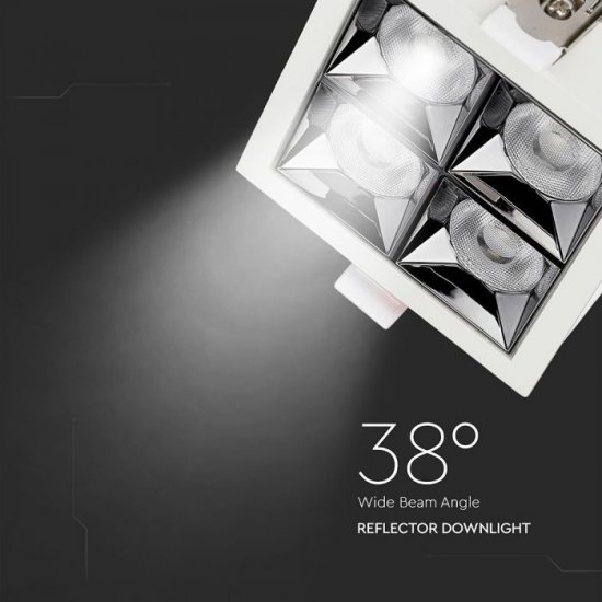 LED луна VT-2-16-1 Samsung chip 16W 2700K 1280Lm IP20 бяла