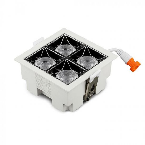 LED луна VT-2-16-1 Samsung chip 16W 2700K 1280Lm IP20 бяла