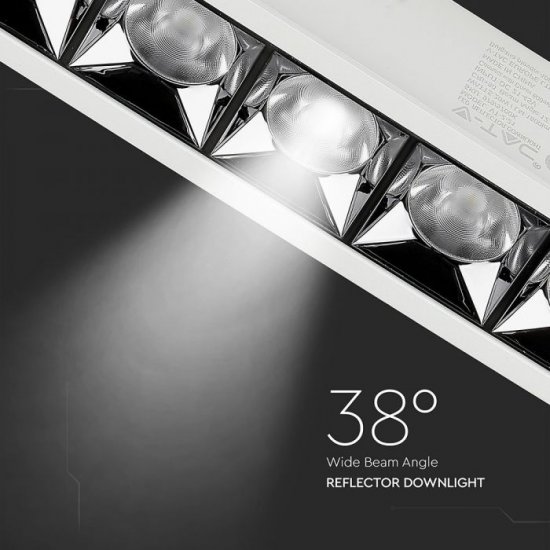 LED луна VT-2-21-1 Samsung chip 20W 2700K 1600Lm IP20 бяла