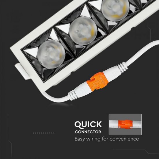 LED луна VT-2-21-1 Samsung chip 20W 2700K 1600Lm IP20 бяла