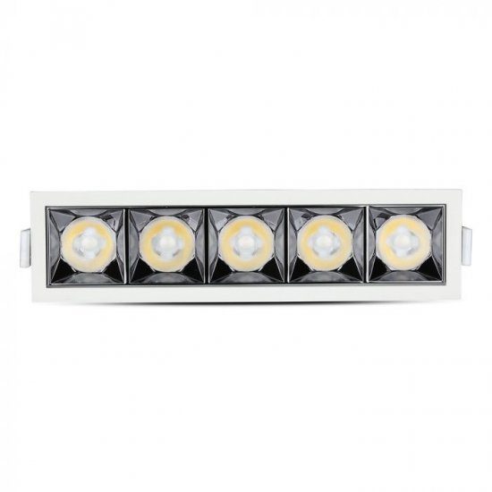 LED луна VT-2-21-1 Samsung chip 20W 2700K 1600Lm IP20 бяла