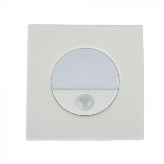 LED луна за стена VT-8035 3W 4000К 100Lm бяла със сензор
