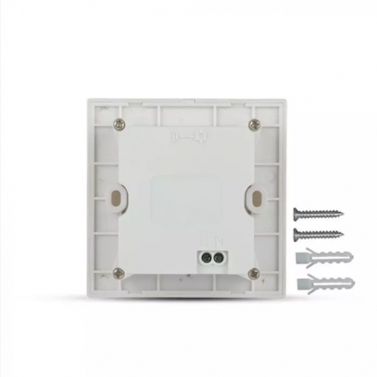 LED луна за стена VT-8035 3W 4000К 100Lm бяла със сензор