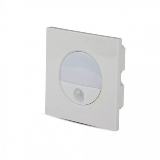 LED луна за стена VT-8035 3W 4000К 100Lm бяла със сензор