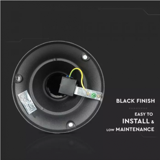 Градински стълб 141см VT-738 2хЕ27 max 2х60W IP44 черен