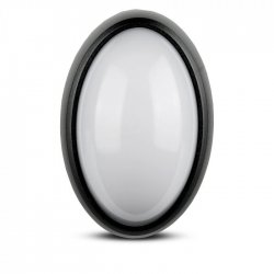 LED плафон VT-8010 12W 4000K 840Lm IP54 черен