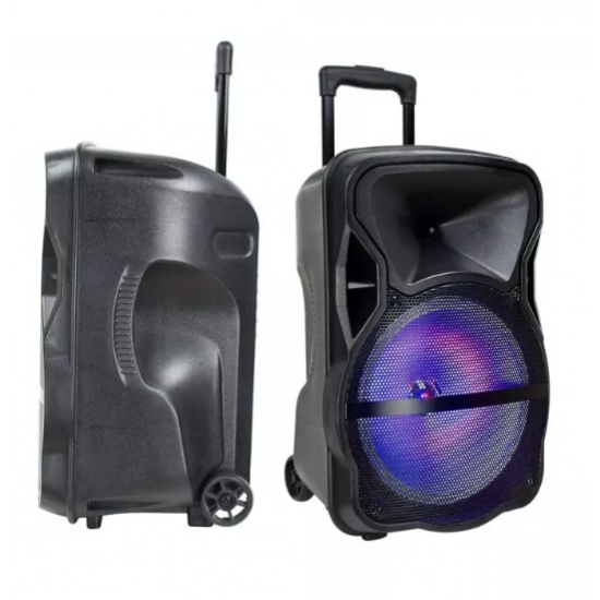 Мобилна Party колона + микрофон VT-6315 50W RGB IP20 + дистанционно управление