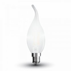 LED крушка Filament E27 VT-1937 4W 6400К 400Lm матирана