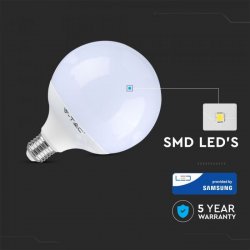 LED крушка E27 VT-242 Samsung chip 22W 3000К 2650Lm 120Lm/W G120