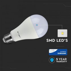 LED крушка E27 VT-295 Samsung chip 12W 3000К 1521Lm 120Lm/W А65