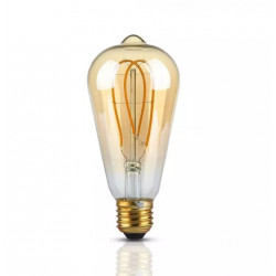 LED крушка Filament ST64 E27 VT-2066 5W 2200К 300Lm