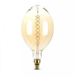 LED крушка Filament BF180 E27 VT-2168D 8W 2000К 500Lm димируема
