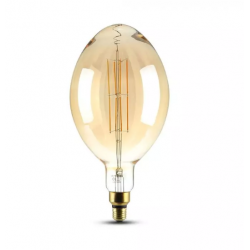 LED крушка Filament BF180 E27 VT-2178D 8W 2000К 600Lm димируема