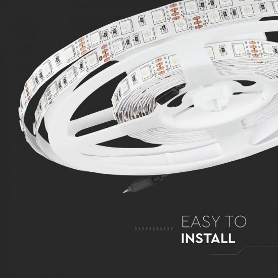 LED лента VT-5050-60 SMD 50х50 60/м 10.8W/м RGB 1000Lm/м IP20 /опаковка 5м=54W/