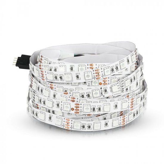 LED лента VT-5050-60 SMD 50х50 60/м 10.8W/м RGB 1000Lm/м IP20 /опаковка 5м=54W/
