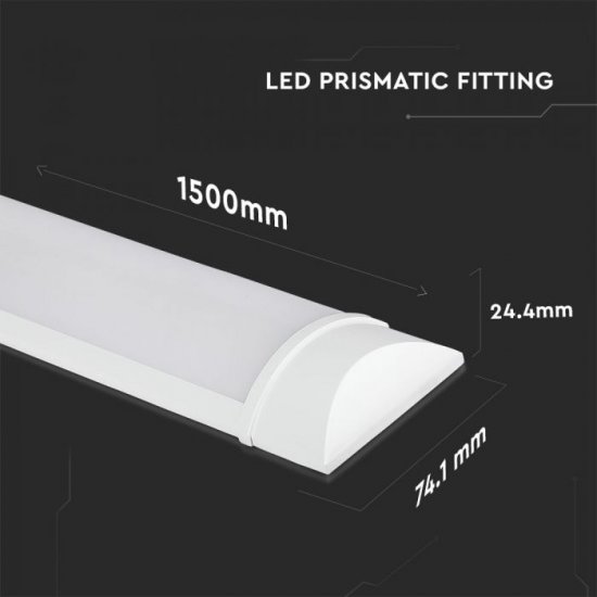 LED линейно тяло Samsung chip VT-8-50 50W 4000K 6000lm IP20 150см 120Lm/W