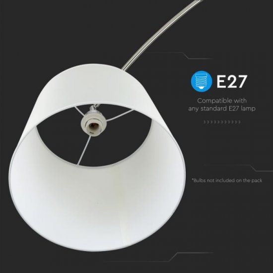 Наземна лампа VT-7451 E27 max 60W бяла