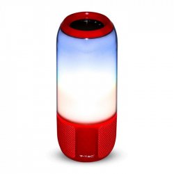 LED настолна лампа + Bluetooth тонколона VT-6211 2х3W RGB IP20 червена