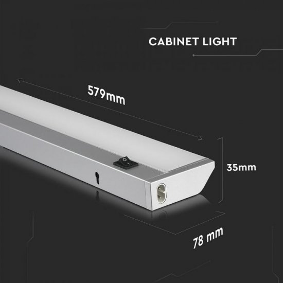 LED ротационно тяло VT-8112 10W 3000K 800Lm IP20