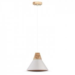 Пендел VT-7425 Е27 max 60W IP20 бял