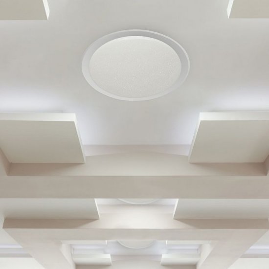 LED плафон VT-8555 60W 3-white 4200Lm 55см димируем чрез дистанционно управление