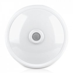 LED плафон със сензор VT-13 Samsung chip 12W 3000K 800Lm IP20 ф29см