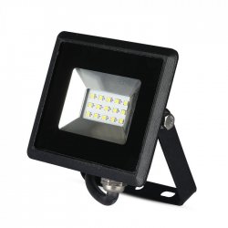 LED прожектор E-Series VT-4011 10W 4000K 850Lm IP65 черен