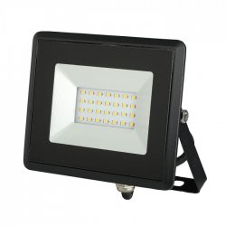 LED прожектор E-Series VT-4021 20W 4000K 1700Lm IP65 черен