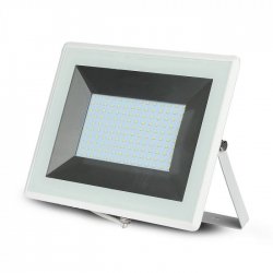 LED прожектор E-Series VT-40101 100W 3000K 8500Lm IP65 бял