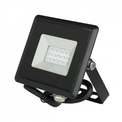 LED прожектор E-Series VT-4011 10W синя светлина 850Lm IP65 черен