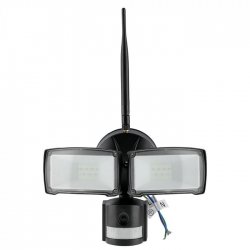 LED прожектор с WiFi сензор камера 18W 6000K 600Lm IP20 черен