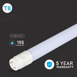 LED пура VT-1607 Super Bright Т8 7W 6400K 1085Lm IP20 60см едностранно захранване 155Lm/W