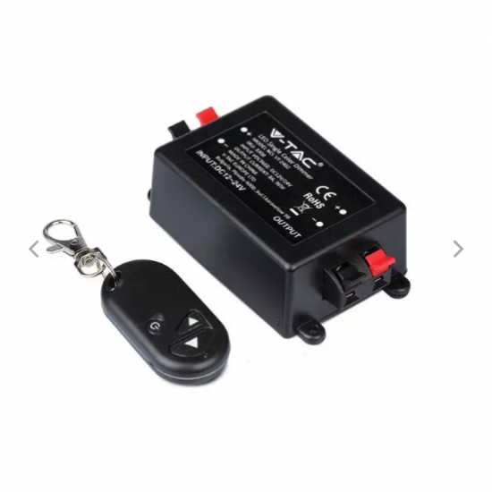 Димер за LED лента VT-2402 96W/192W 12V/24V с дистанционно управление