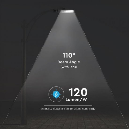 LED уличен осветител SAMSUNG CHIP VT-54ST 50W 4000K 6000Lm IP65 120Lm/W